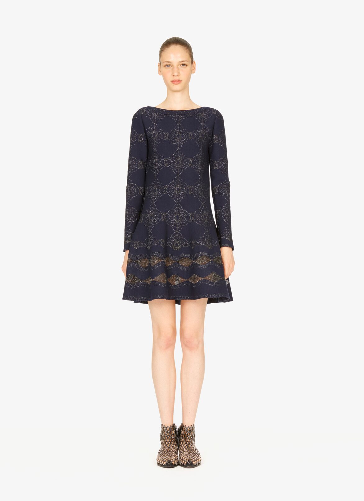 Knitted Tunic ALAÏA NIGHT BLUE KNITTED TUNIC